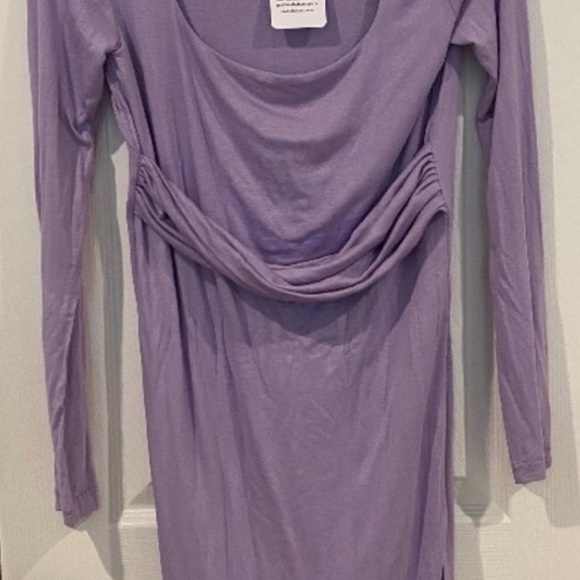 Purple maternity dress - Picture 3 of 3